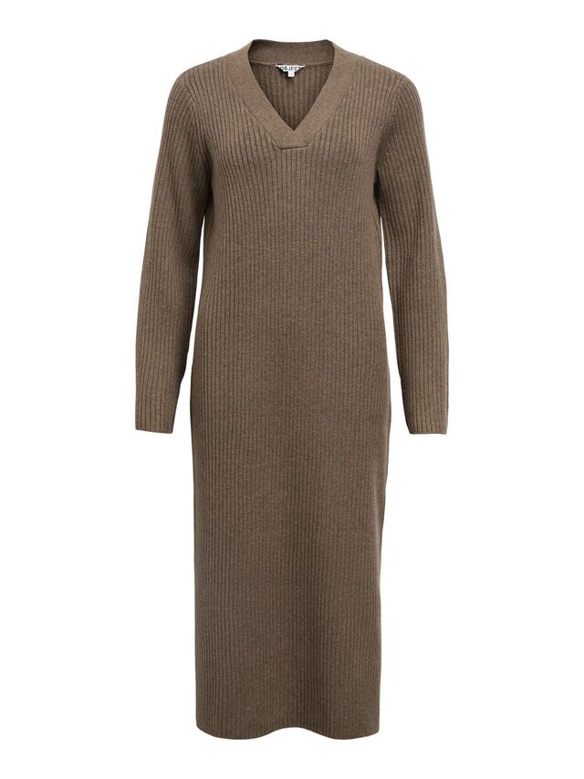 Carousel image - GEBREID MAXI JURK, Morel | 1