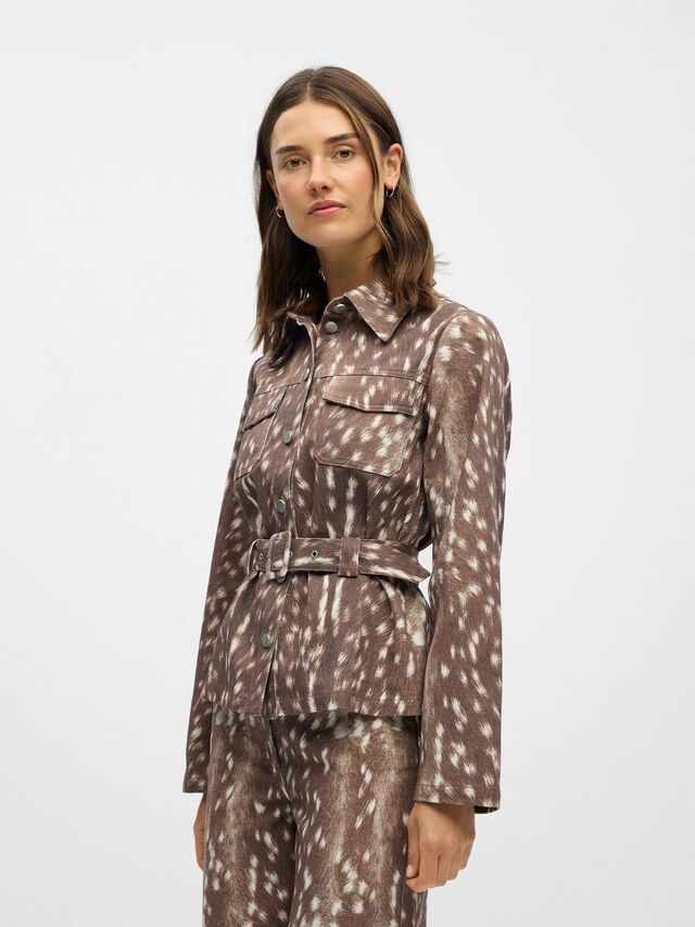 Carousel image - DIERENPRINT OVERSHIRT, Cocoa Brown | 2