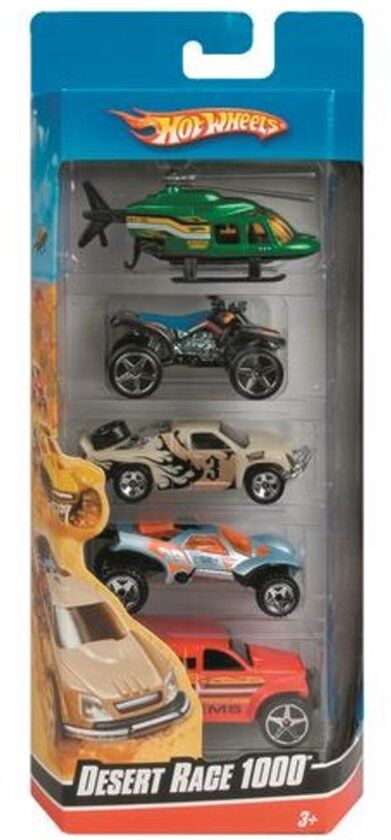 Hot Wheels Diecast 5 pak autoset