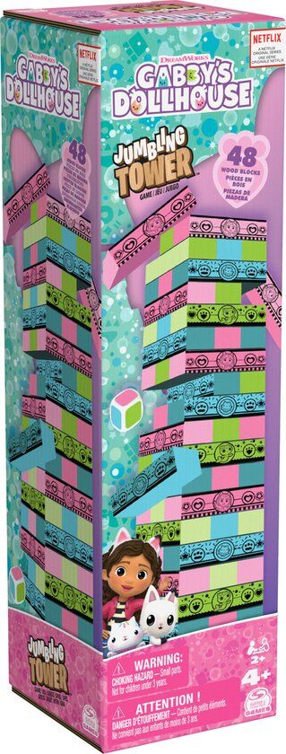 Gabby's Poppenhuis - Jumbling Tower-spel