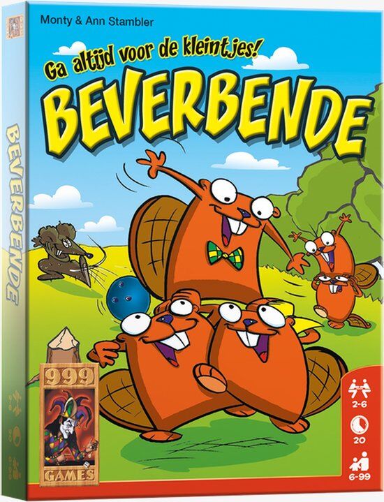 999 Games - Beverbende - Kaartspel - Tactisch geheugenspel - Familiespel - Gezelschapsspel - Educatief spel - vanaf 6 jaar - Klein cadeautje