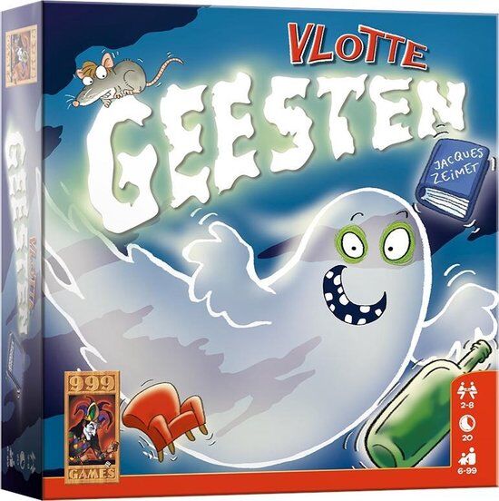 999 Games - Vlotte Geesten - Actiespel - Leuk snel spel voor tussendoor - Familiespel - Gezelschapsspel - Kinderspel - Klein cadeautje