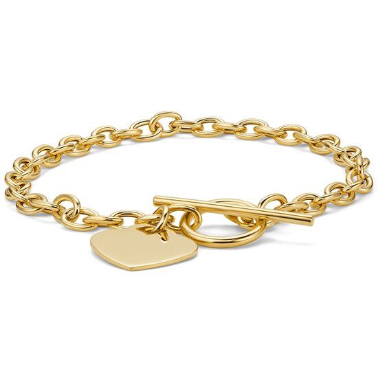 Miore Roosgoudkleurig Armband dames in 925 Zilver - 18 Karaat Verguld - Hypoallergeen Armband - Handgemaakte Hoepels - Gemaakt in Italië