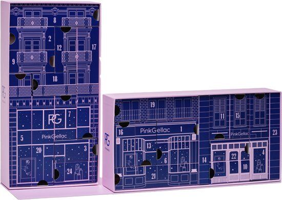 Pink Gellac Limited Edition Gellak Adventskalender 2025 - Gel Nagellak Adventkalender Dames - 24 Gelnagellak Cadeaus - Giftset Vrouw