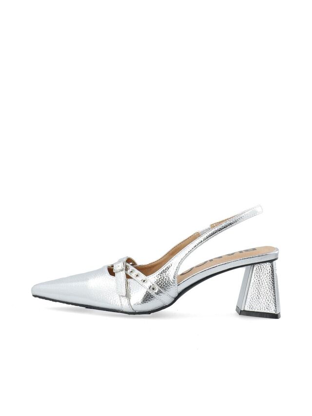Carousel image - BIAMARALYN SLINGBACKS, Silver | 1