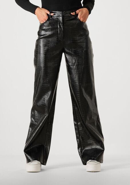 Zwarte OMODA ATELIER Wijde broek X NINA - LAAV - large