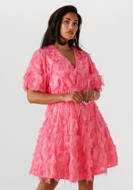Roze Y.A.S. Mini jurk YASPAZYLLA 2/4 DRESS - large