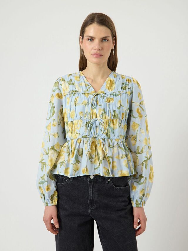 Carousel image - YASEBBA TOP MET LANGE MOUWEN, Skyway | 1