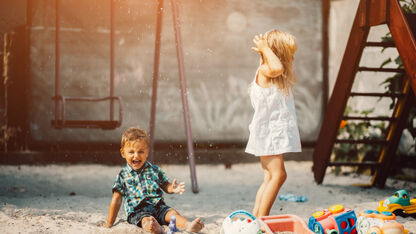 Groot plezier met klein buitenspeelgoed