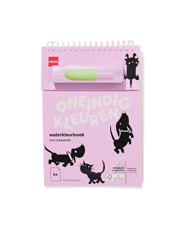 Takkie en Siepie waterkleurboek - 15900485 - HEMA