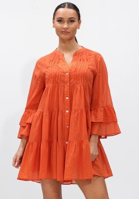 Oranje DEVOTION Mini jurk CITRUS - large
