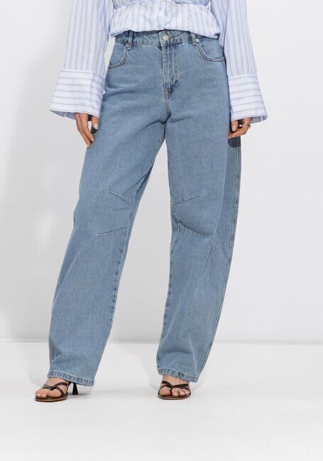 Lichtblauwe NEO NOIR Barrel jeans ALANNAH D PANTS - large