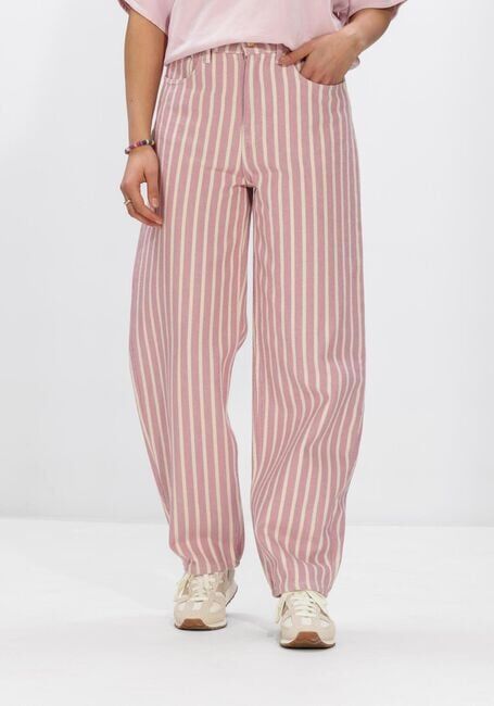 Roze BY-BAR Barrel jeans LEW PINK ROCKY PANT - large