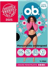 
  
o.b. Herbruikbaar Menstruatie Ondergoed XS/S 