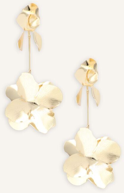 Goudkleurig NOTRE-V Oorbellen BIG FLOWERS - large