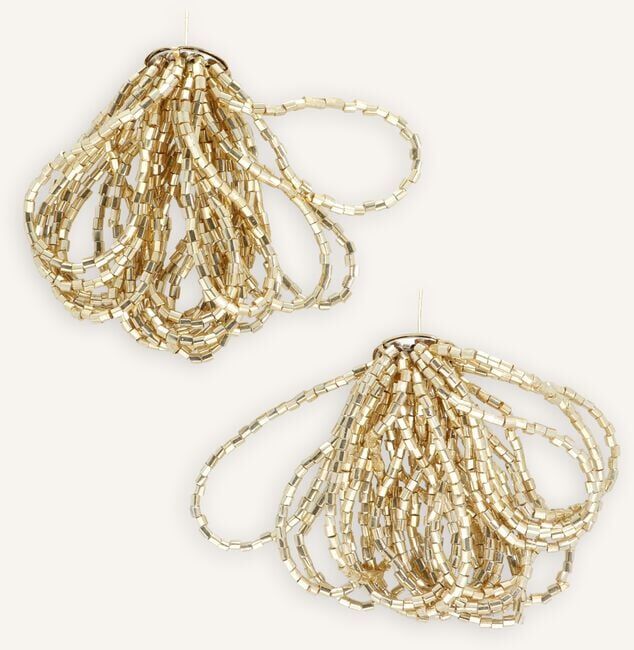 Goudkleurig NOTRE-V Oorbellen EARRING FLOWER - large