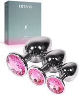 OHYES Metalen Buttplugs Set