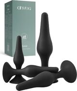 Siliconen Buttplug Set (4-delig)