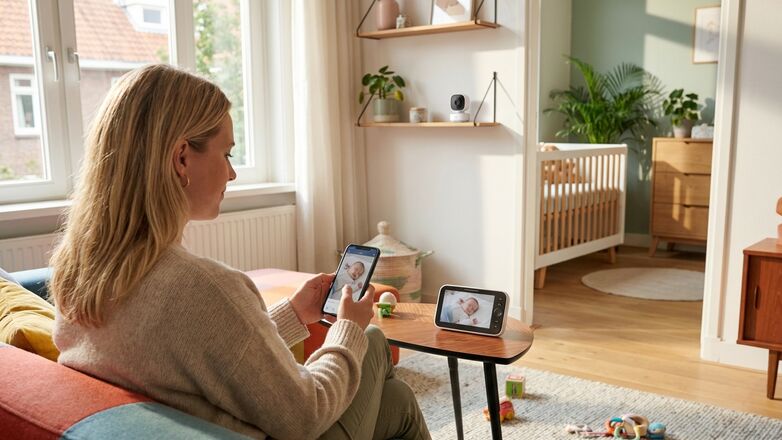 Het verschil tussen een babyfoon met app en een losse monitor