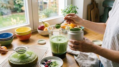 Matcha poeder gebruiken in smoothies, yoghurt en baksels