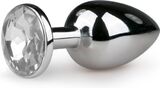 
  
EasyToys Metalen Buttplug met Zilveren Diamant 