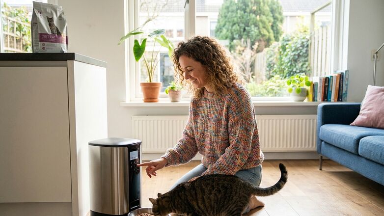 Deze functies zijn handig als je kat dieetvoer krijgt