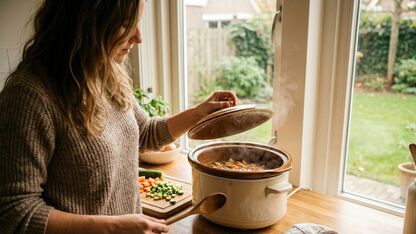 Hoe lang moet eten in een slowcooker garen?
