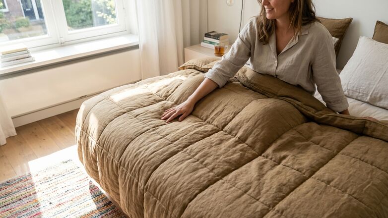 Deze materialen voelen prettig in de zomer of winter