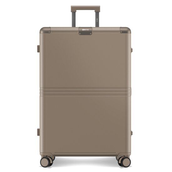 ONYX Hybrid Pro Check-in Koffer Large 100 Liter - Gerecycled Polycarbonaat en Ritsloos Design - Reiskoffer met TSA slot en Spinner wielen - Desert Clay