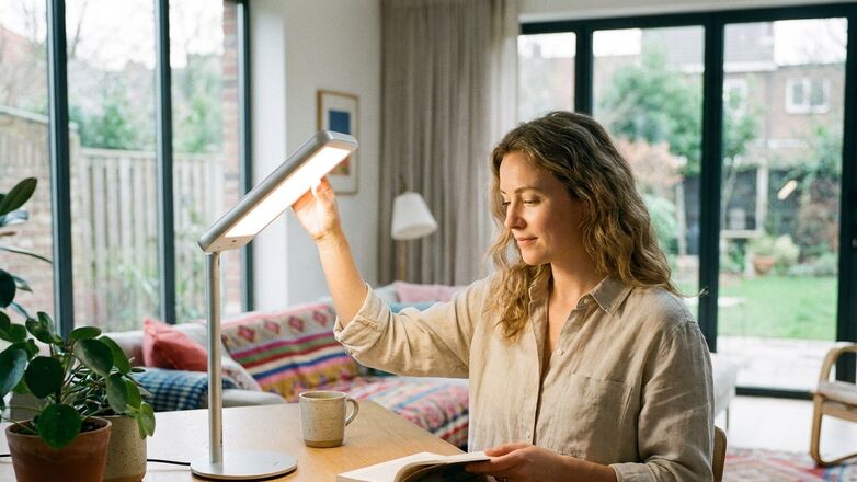 Zo gebruik je een daglichtlamp zonder dat het te fel voelt