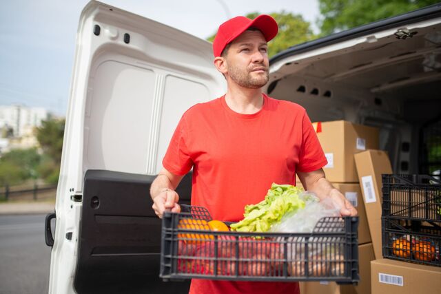 boodschappen bezorger