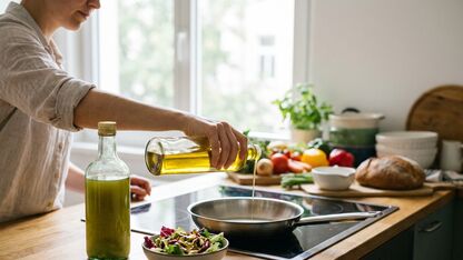Welke olijfolie gebruik je om te bakken of voor salades?