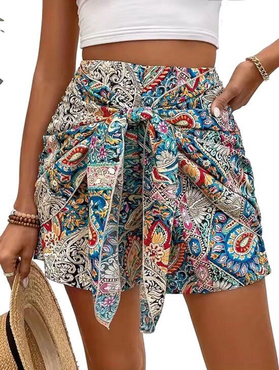 Zomer Korte Broek Dames - Rok - Strik - Bohemian