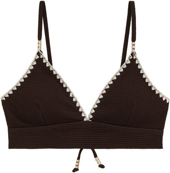 WE Fashion Dames bikinitop met embroideries