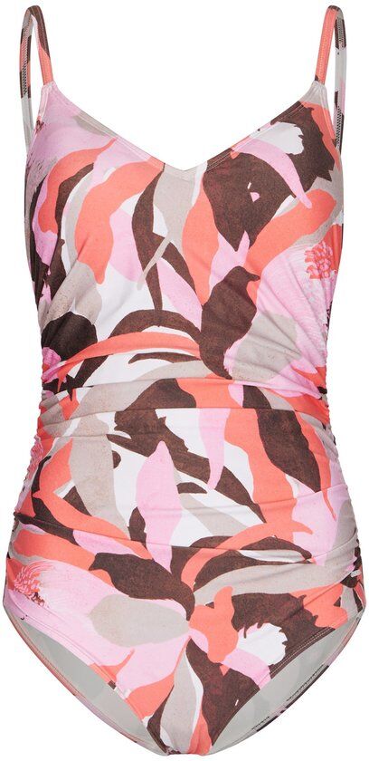 Pastunette - Badpak - Coastal Coral - Roze/Multi - Corrigerend - Maat 40