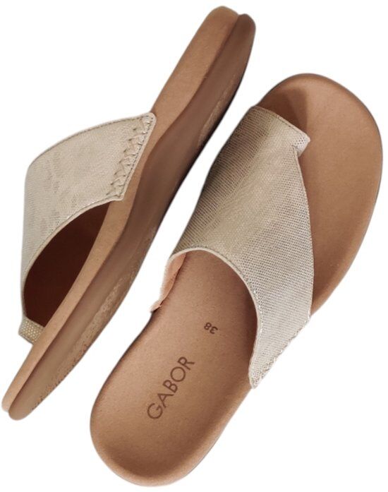 Dames Slippers Gabor 83.700.60 Platina - Maat 41