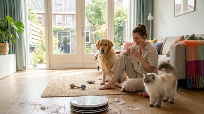 Is een robot stofzuiger handig met huisdieren?