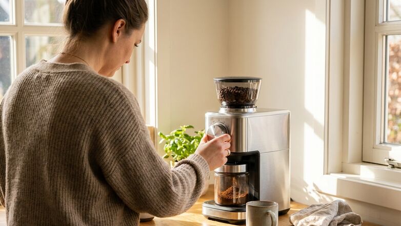 Hoe stel je de maalgraad van een koffiemachine in?
