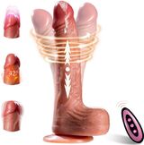 360° Realistische Vibrerende Dildo met Verwarming & Zuignap