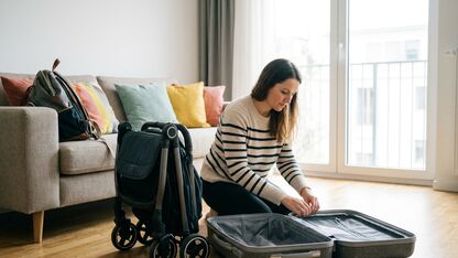 Past een compacte buggy als handbagage in het vliegtuig?