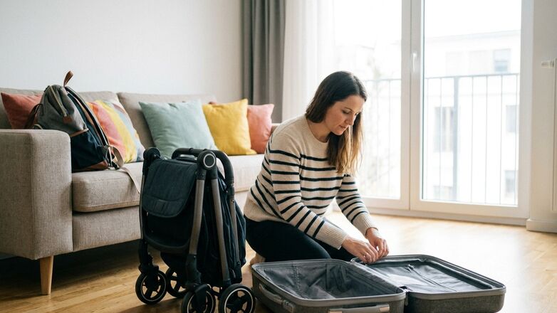 Past een compacte buggy als handbagage in het vliegtuig?