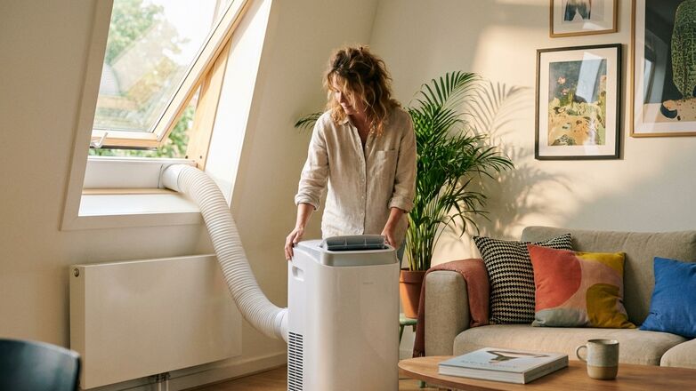 Waar zet je een mobiele airco het beste neer?