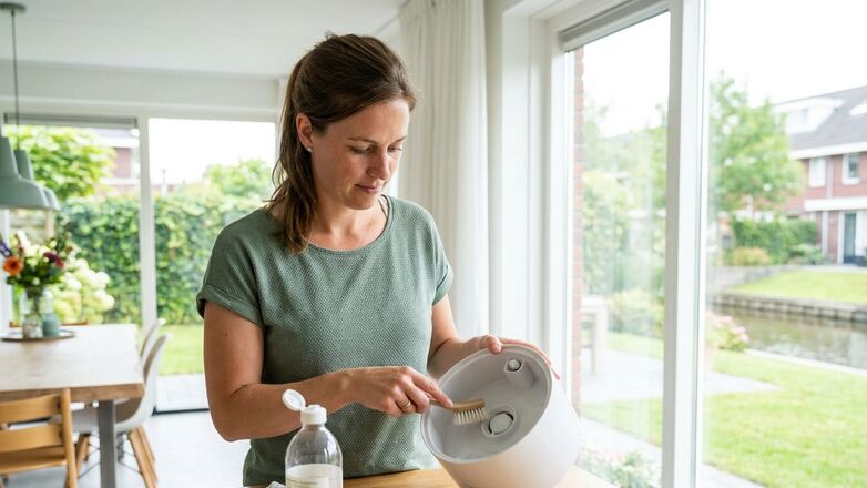 Zo voorkom je kalkaanslag en bacteriën in een luchtbevochtiger