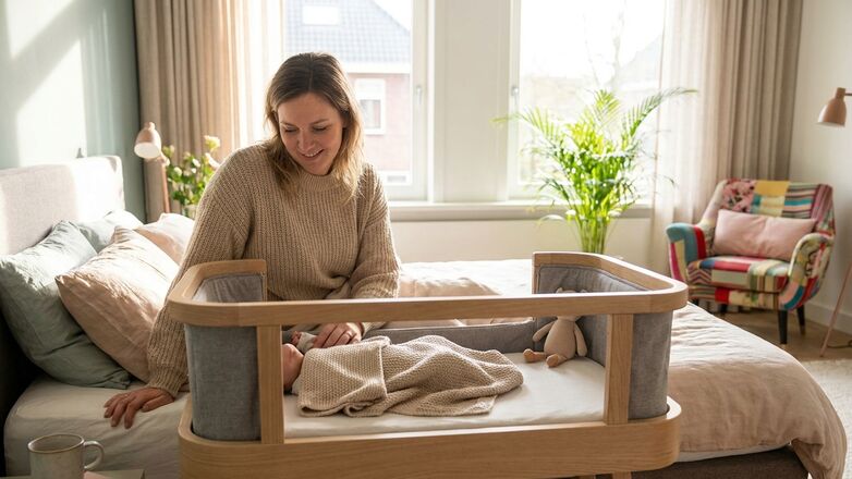 Het verschil tussen een co sleeper, wieg en ledikant