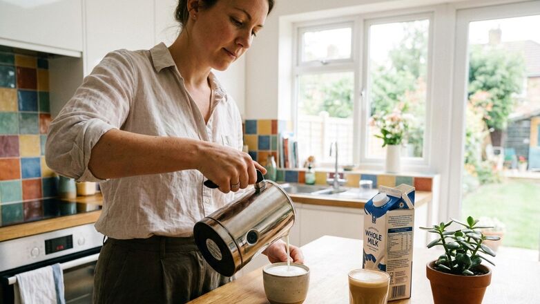 Welke melk schuimt het beste in een melkopschuimer?