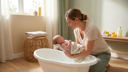 Vanaf wanneer gebruik je een babybadje?