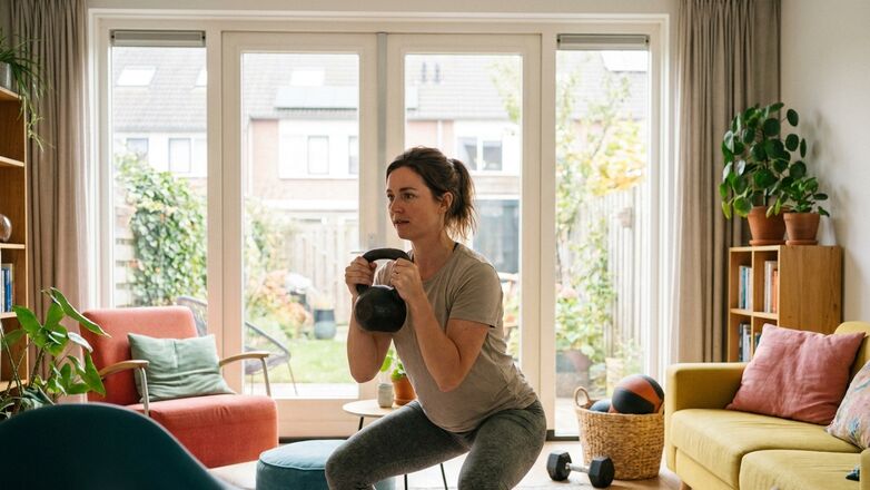 Het verschil tussen een kettlebell, dumbbell en medicine ball