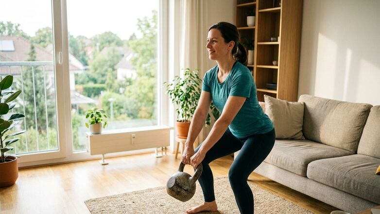 Hoe train je veilig met een kettlebell thuis?