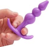 Ribbel Buttplug (Paars)