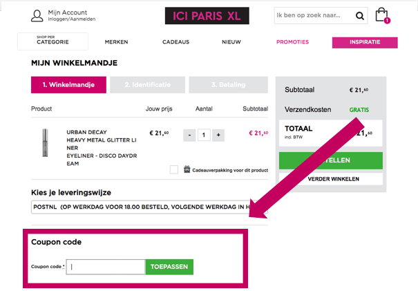 Waarschijnlijk scherp Terminal ICI PARIS XL kortingscode | 20% korting op make-up! • Ze.nl